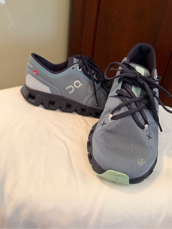 On Running Shoes - On Running Women's Athletic Shoes in Slate Blue and Navy